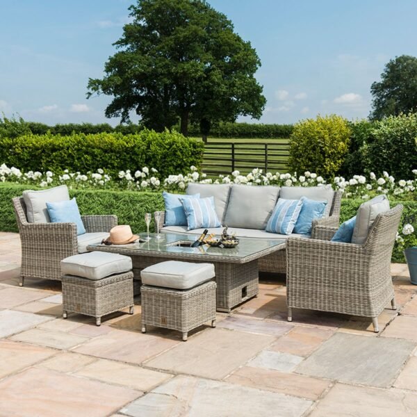 Oxford Sofa Rattan Dining Set - Image 6