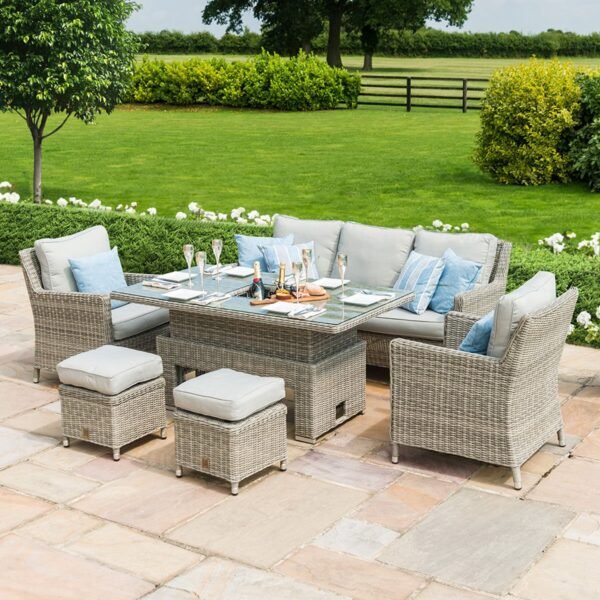 Oxford Sofa Rattan Dining Set - Image 4