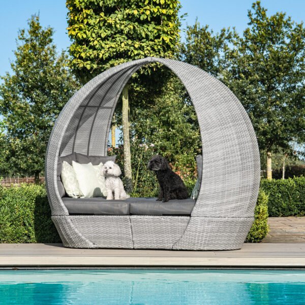 Z Ascot Rattan Daybed with Weatherproof Cushions - Image 3