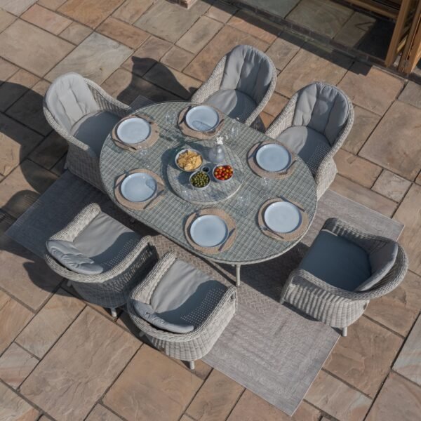 Oxford 6 Seat Oval Dining Set - Image 13
