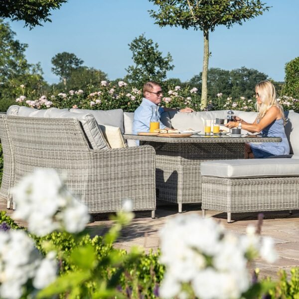 Oxford Royal U-Shaped Rattan Sofa Set - Image 2
