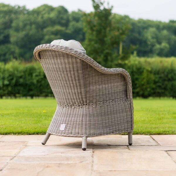 Oxford Heritage 4 Seat Round Rattan Dining Set - Image 7