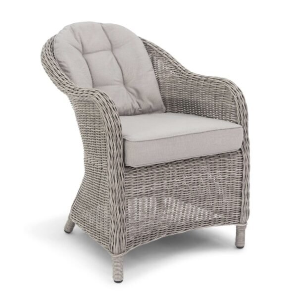 Oxford Heritage 4 Seat Round Rattan Dining Set - Image 6
