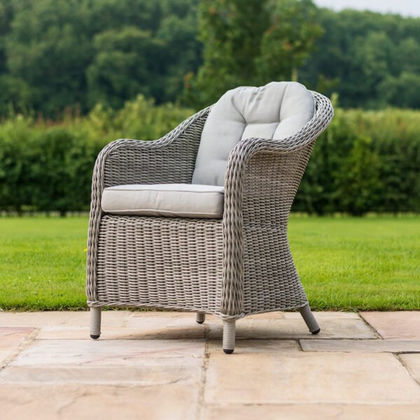 Oxford Heritage 4 Seat Round Rattan Dining Set - Image 8