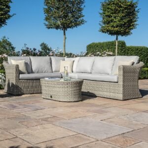 Alternative view of Oxford Large Rattan Corner Sofa Set